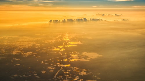 Magdalena River at Sunset, Colombia
