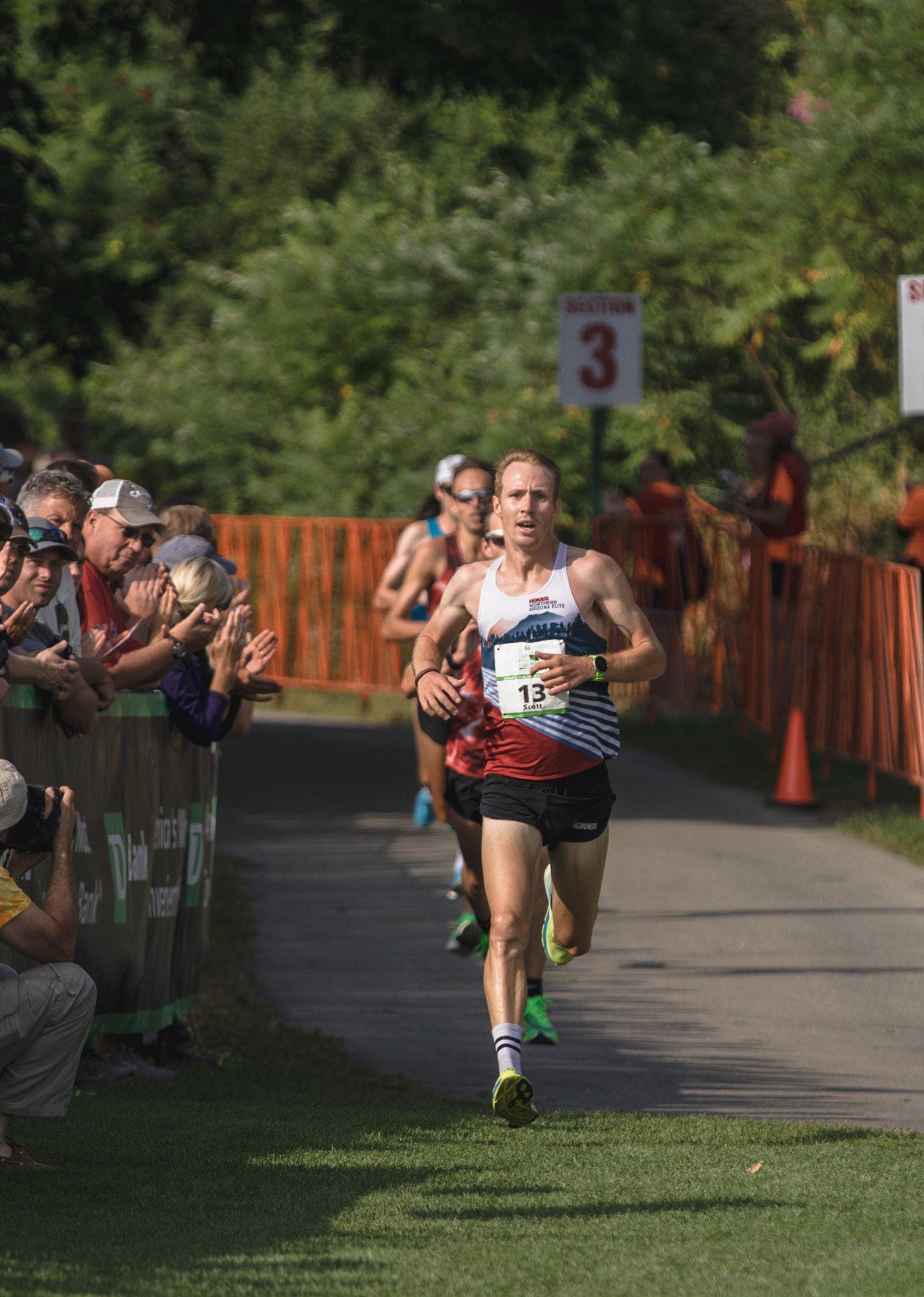 Scott Fauble near finish B2B 2019