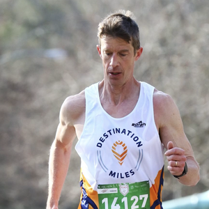 Matt Fitzgerald in the Atlanta Marathon 2020