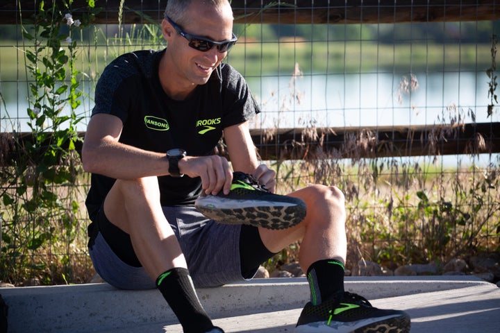 Dathan Ritzenhein pre-run