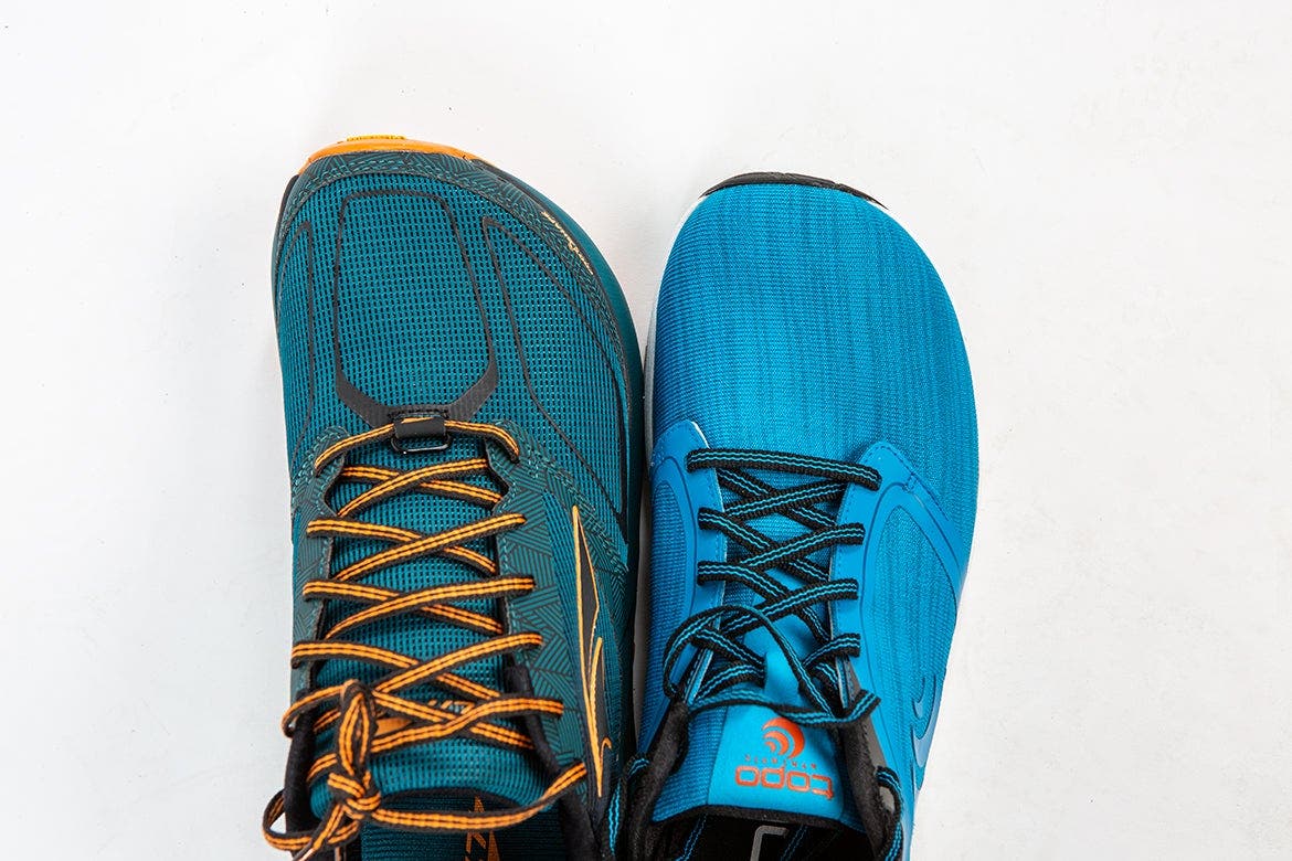 shoes with foot-shaped toe boxes