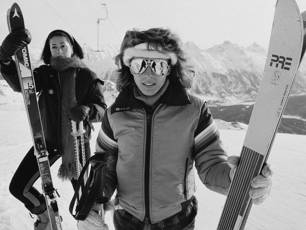 Two Women Dressed In Ski Wear