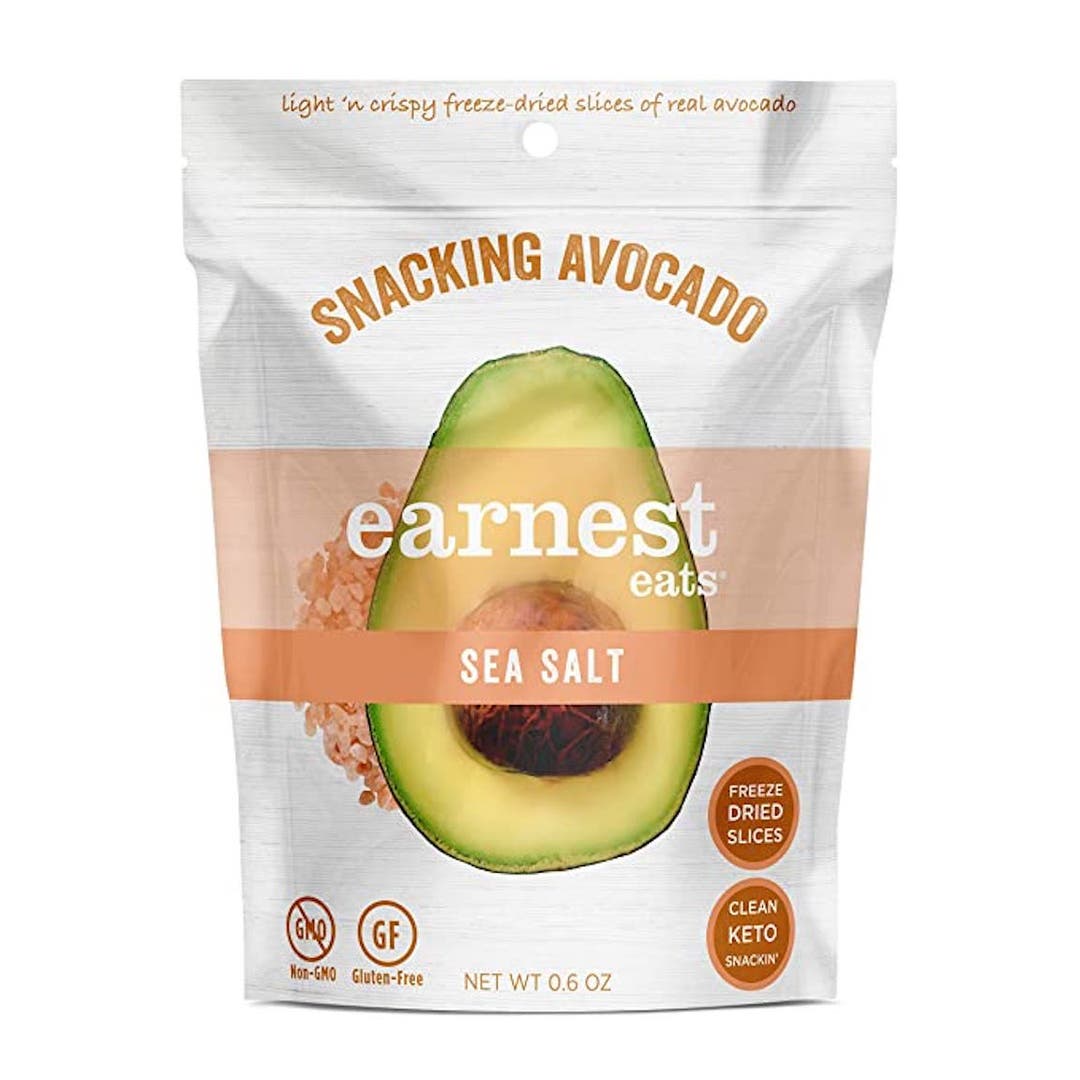 Earnest snacking avocado product.
