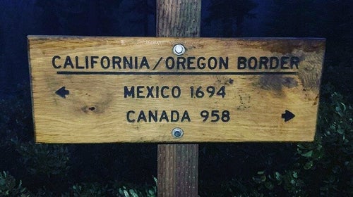 Beginning of Oregon PCT