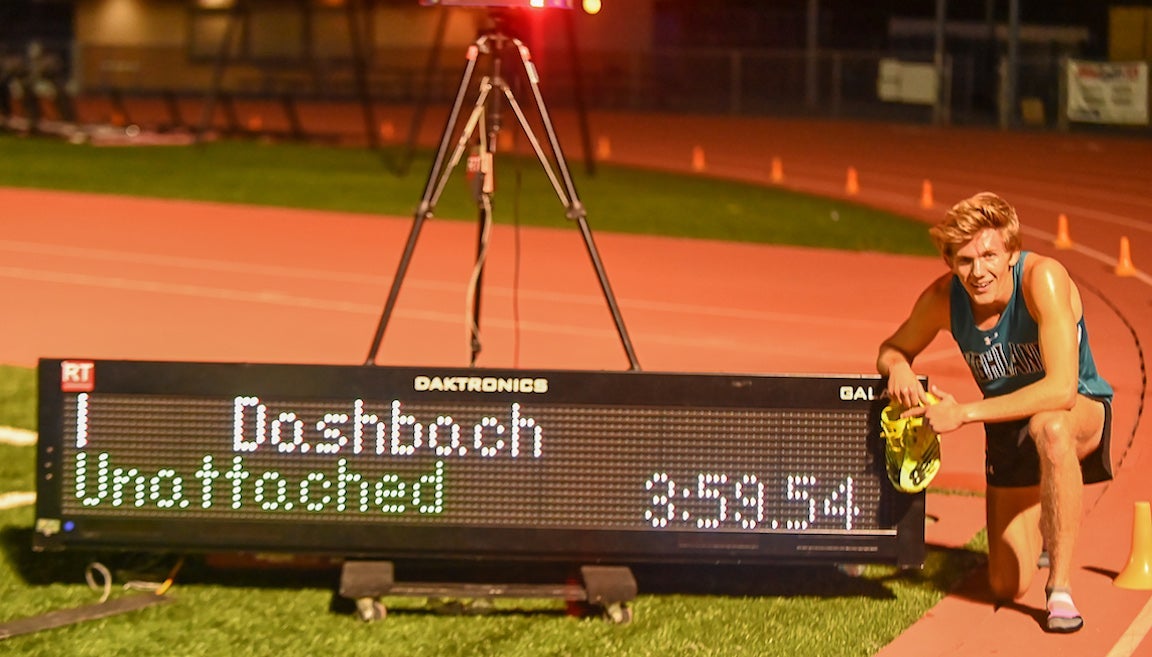 Inside Lane: How Leo Daschbach ran a sub-4 mile during the pandemic