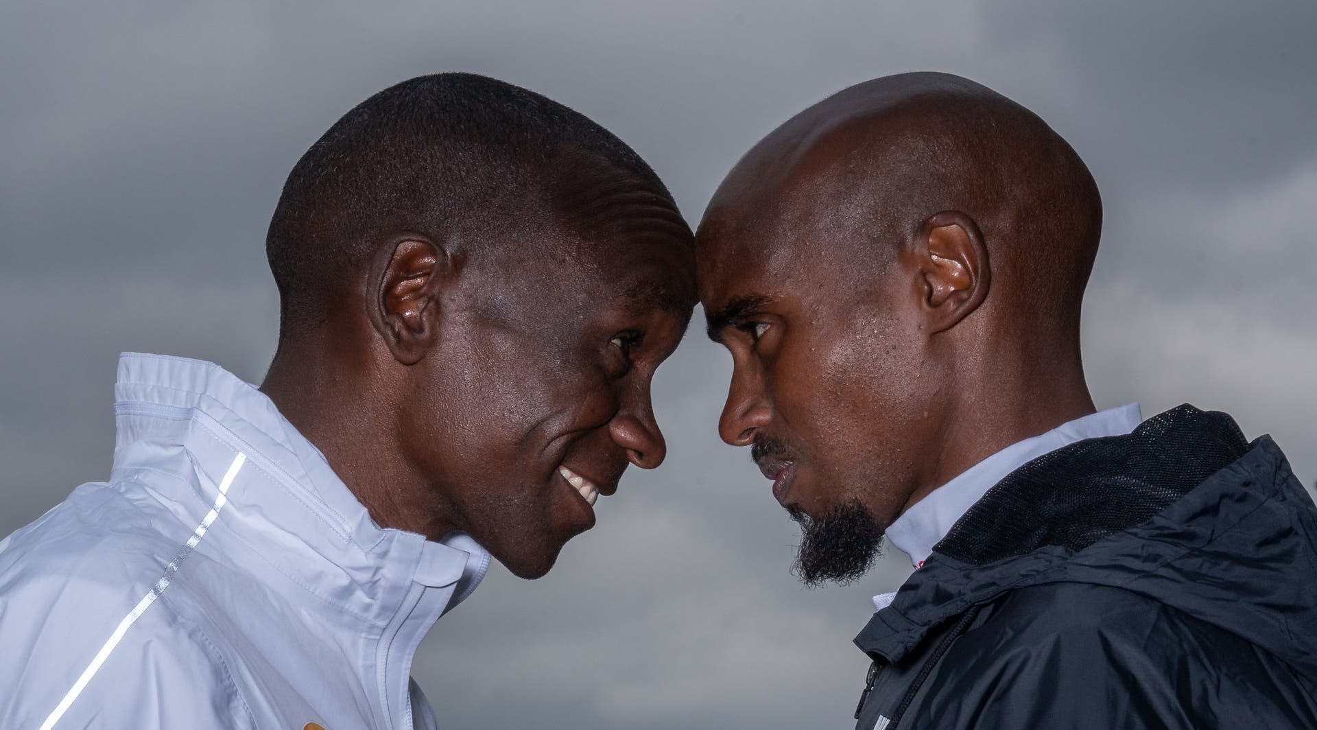 Eliud Kipchoge and Mo Farah