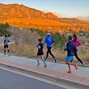 morning running group, Boulder