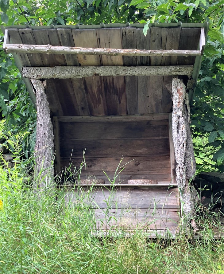 Bernd Heinrich's outhouse