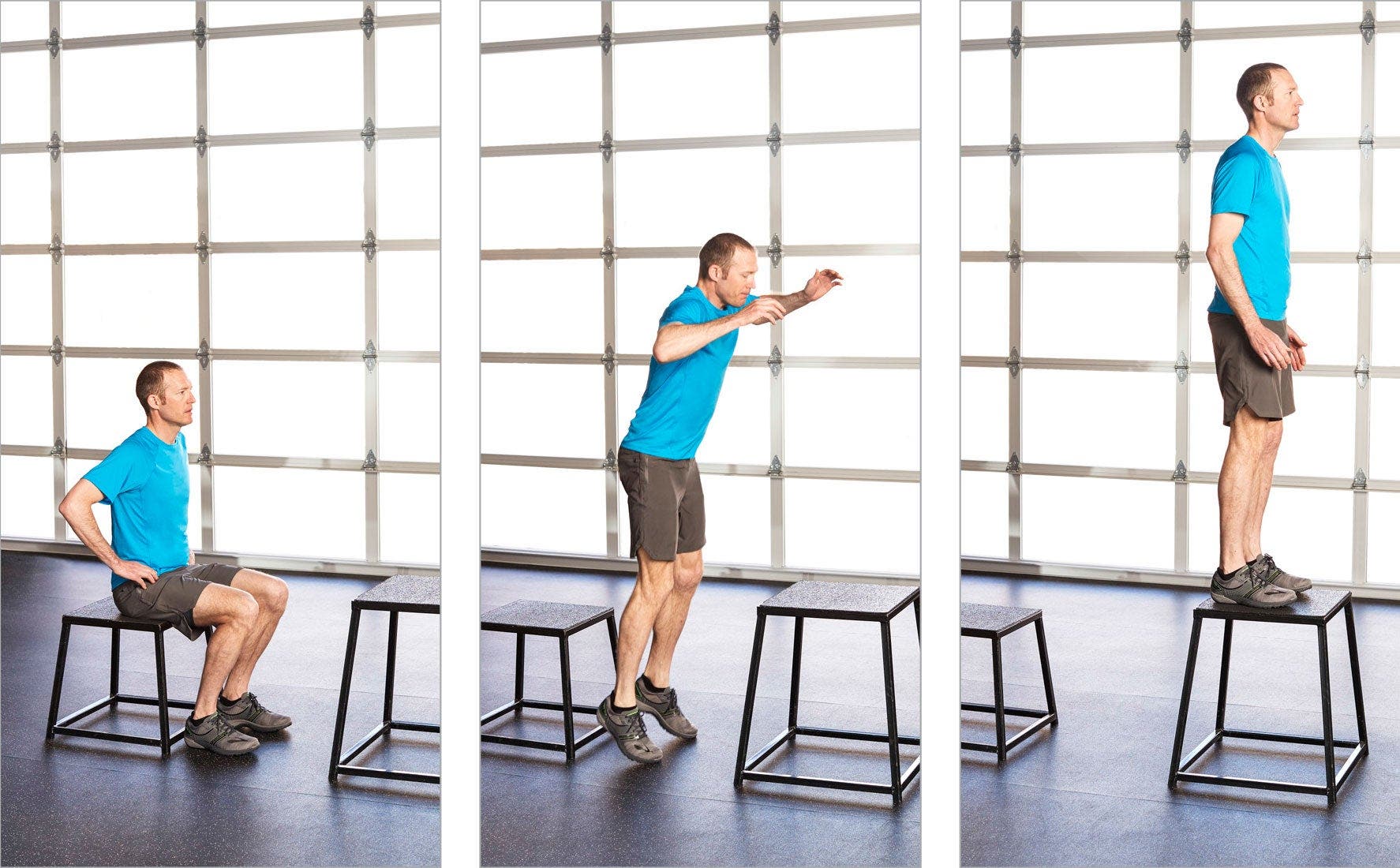 Box Squat Jump