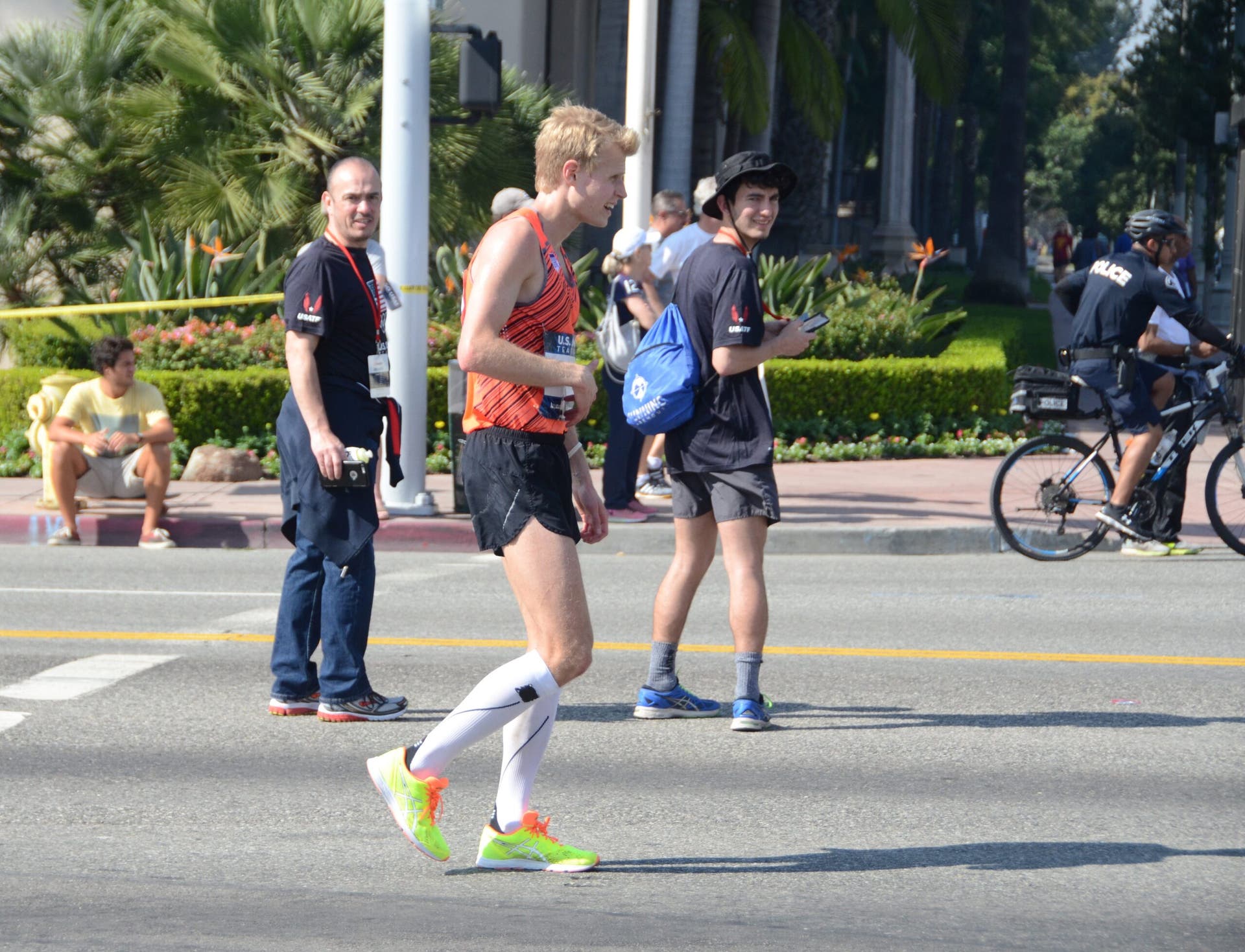 stomach cramping in marathon