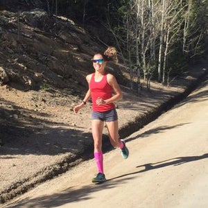 Lindsay Flanagan downhill training