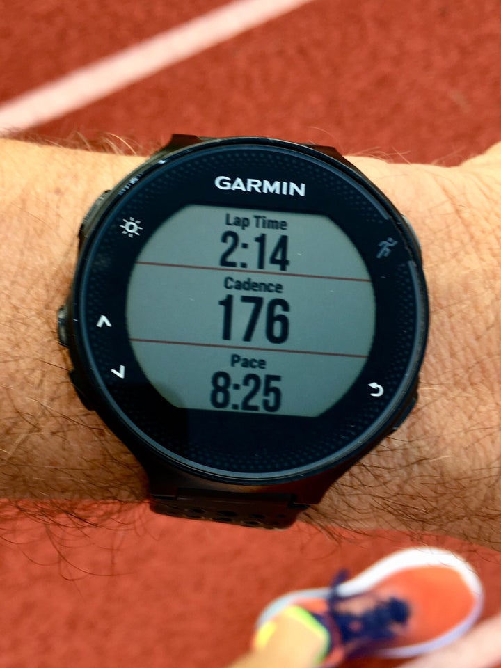 Garmin watch cadence and pace