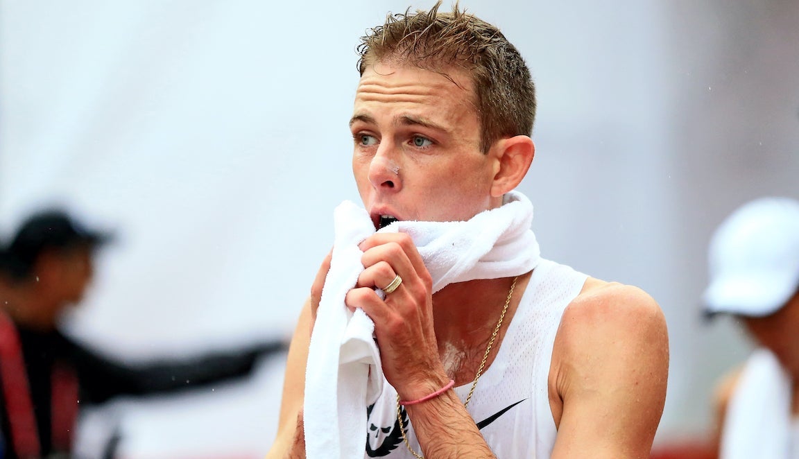 Galen Rupp at the 2018 Bank of America Chicago Marathon