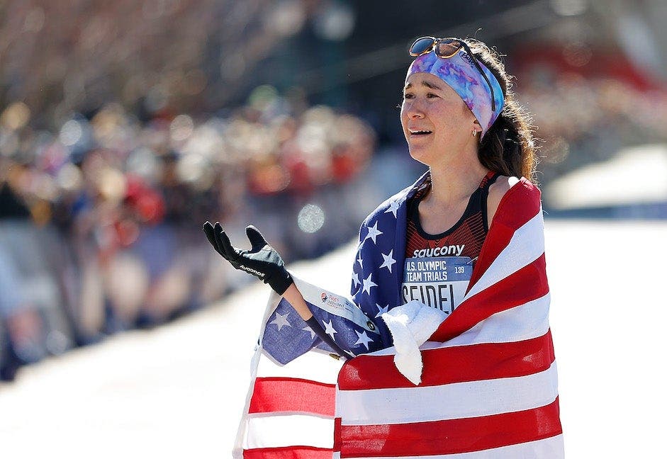 Molly Seidel shocked after placing 2nd in the 2020 U.S. Olympic Marathon Trials