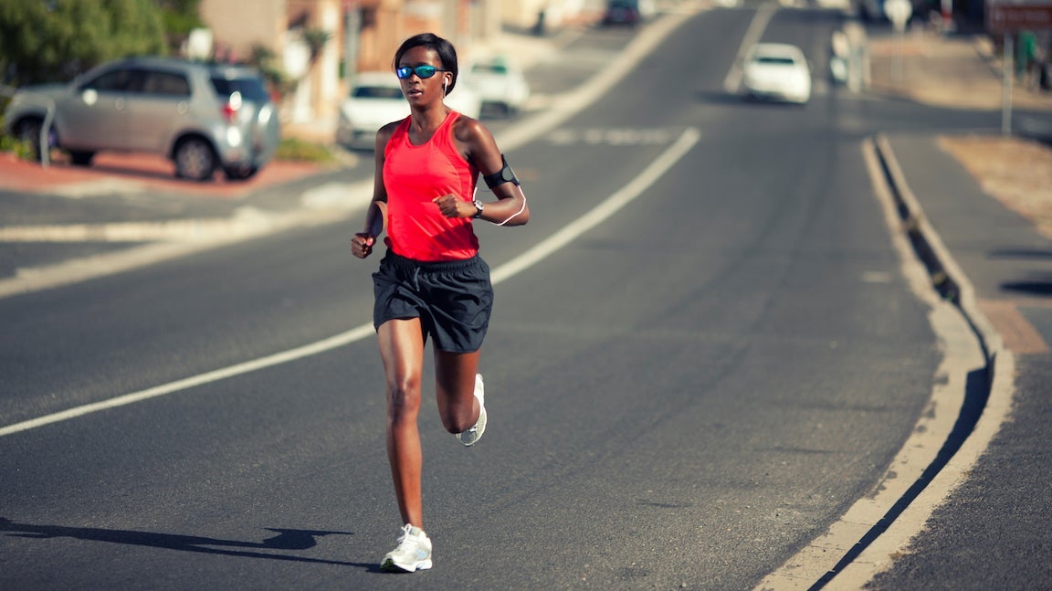 Running: Men instinctively run faster than women as it is more