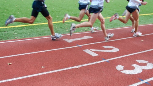 group interval training on track