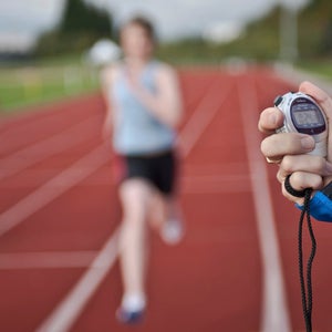 taking running times to calculate paces