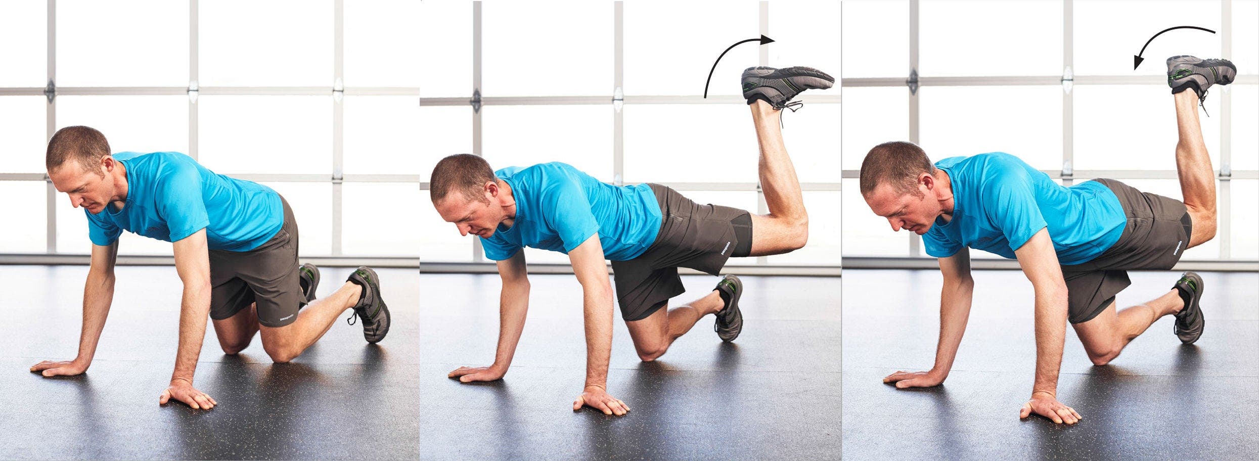 Glute-Rainbow Hip Exercise