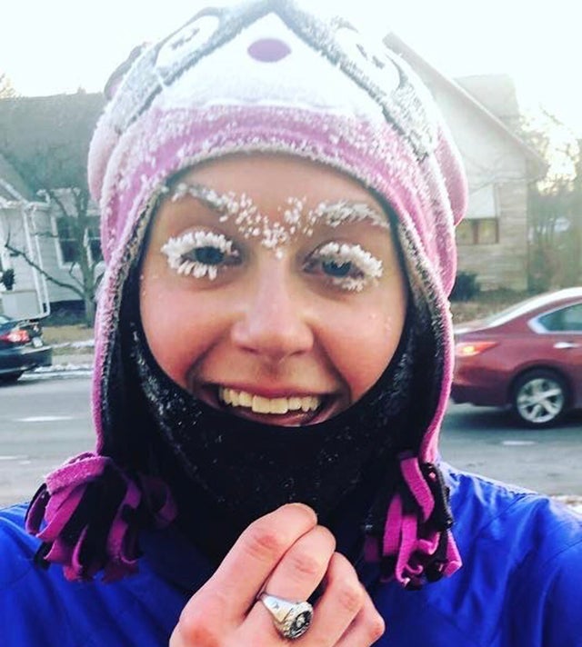 Heather Kampf gets frosty in Minnesota