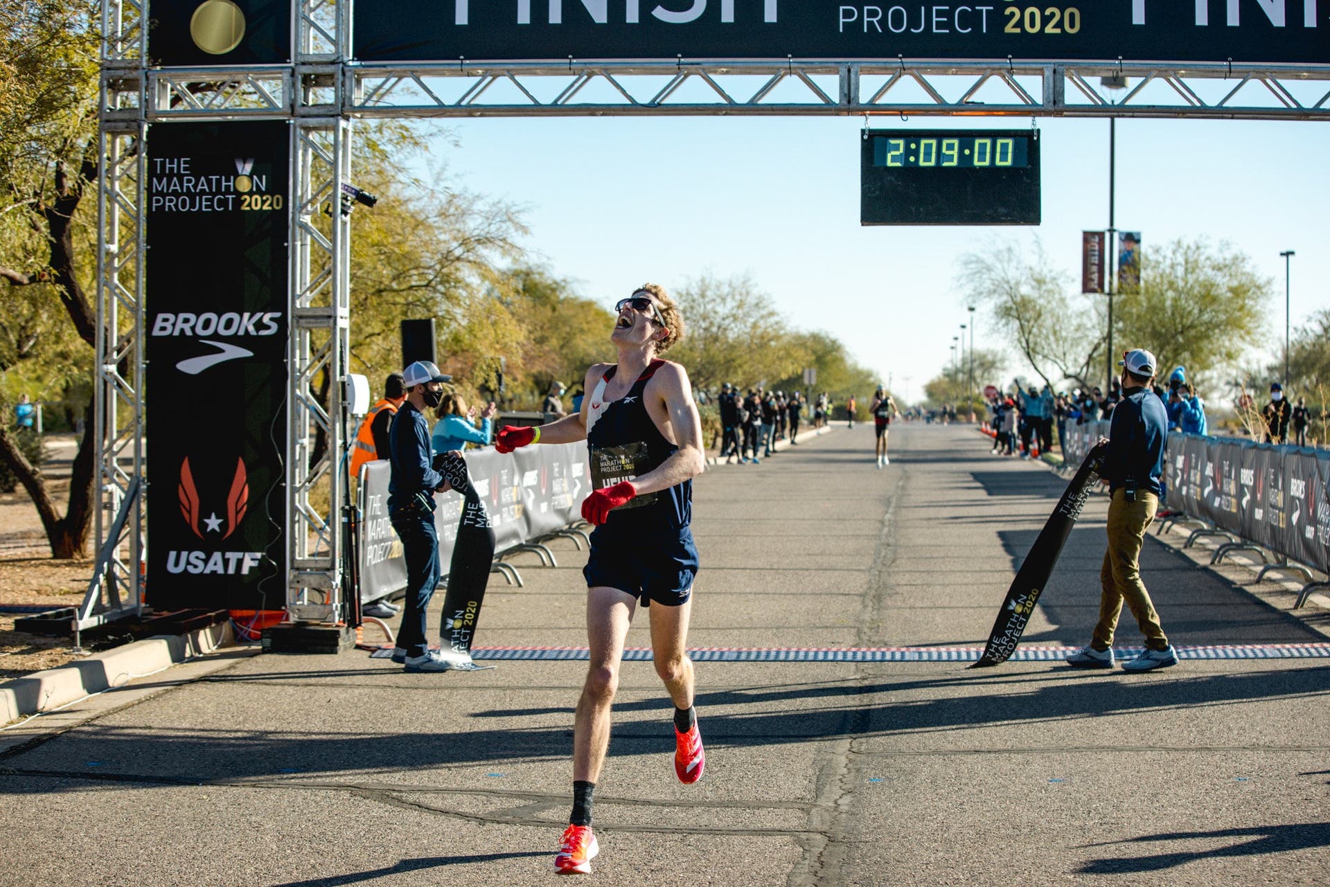 Martin Hehir winning The Marathon Project