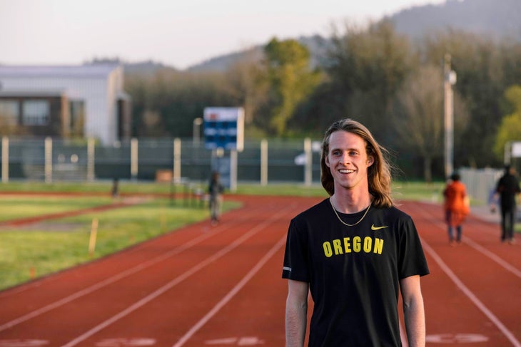 Cole Hocker smiling