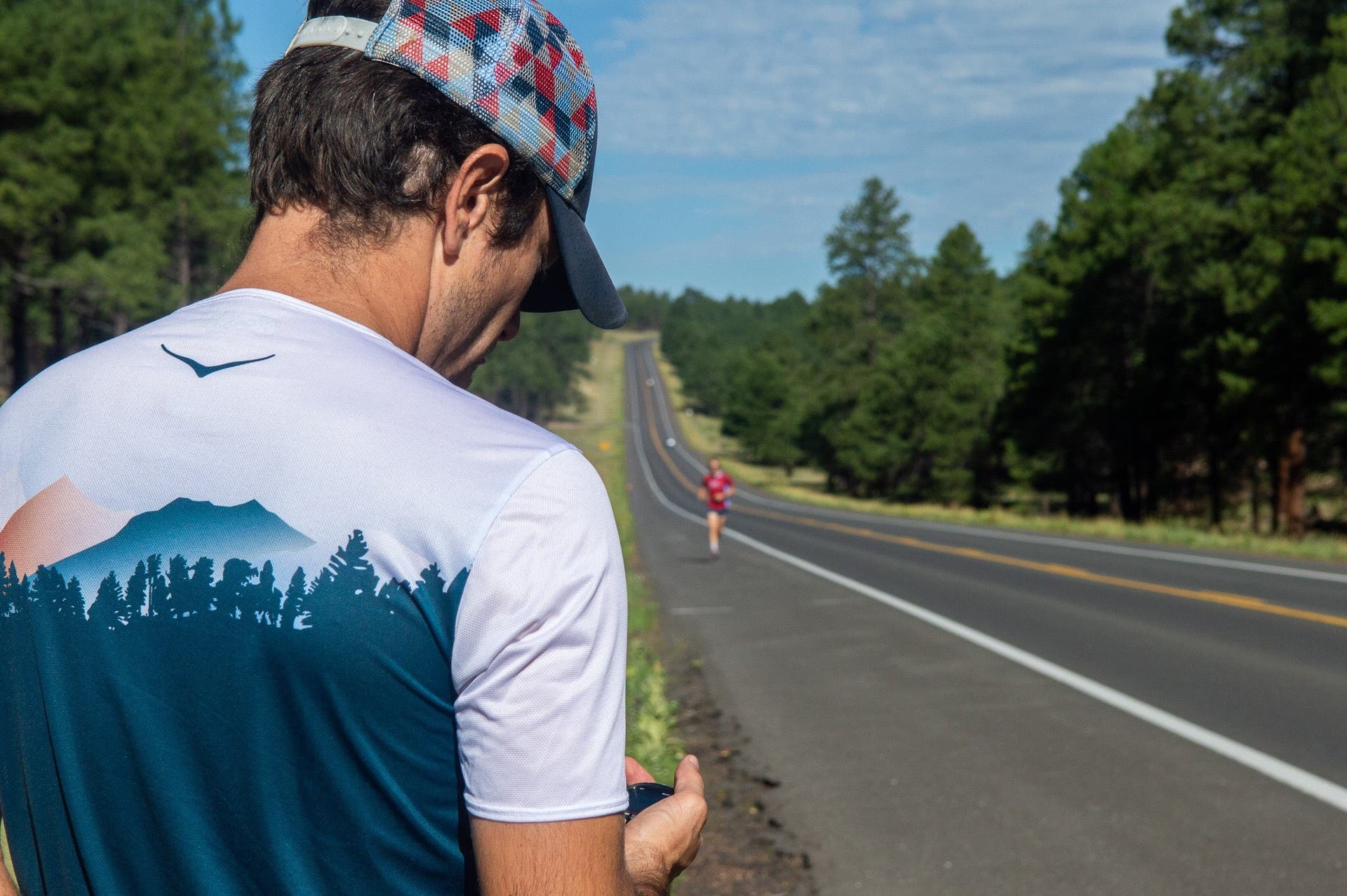 Ben Rosario timing Scott Fauble