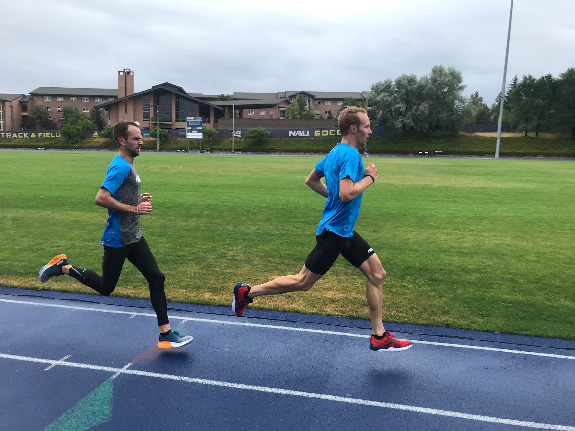 Scott Fauble training on track