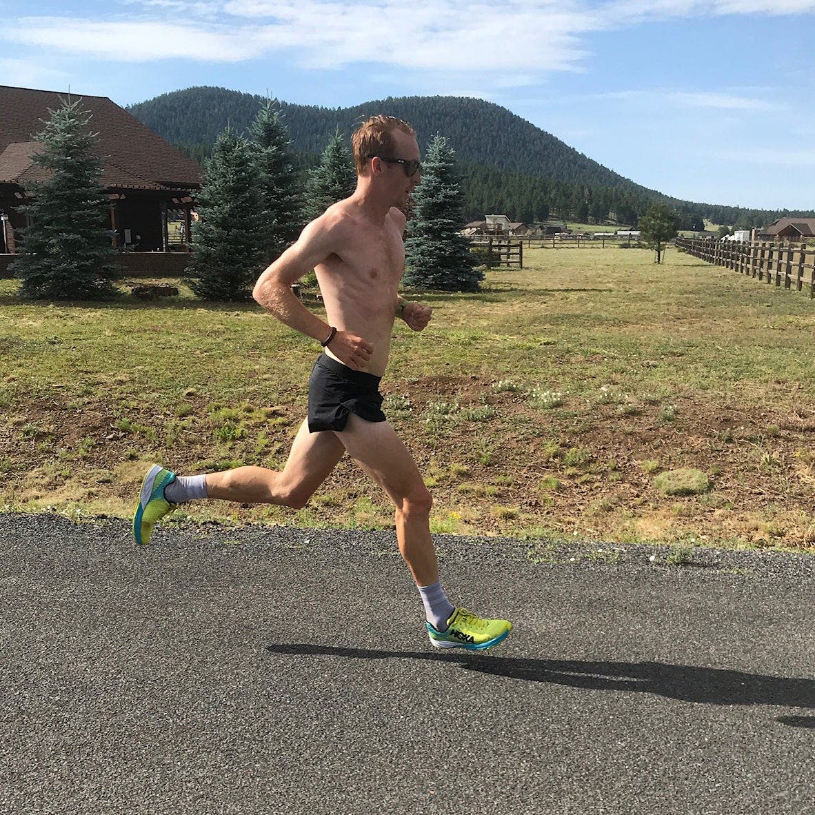 Scott Fauble training Flagstaff