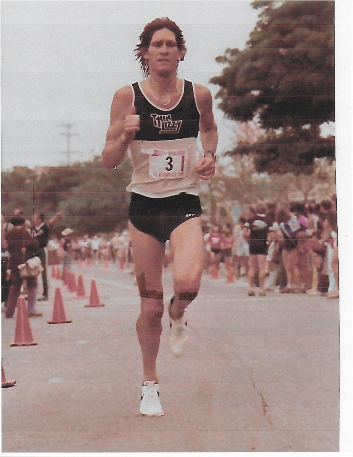 Jon Sutherland as a young runner