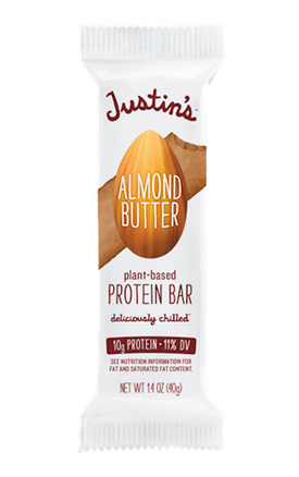 Vertical screenshot of Justin's Almond Butter Protein Bar