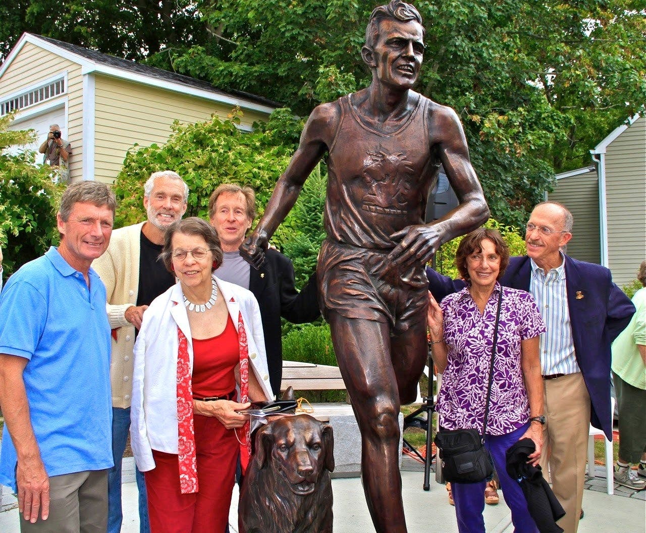 Kelley Statue dedication