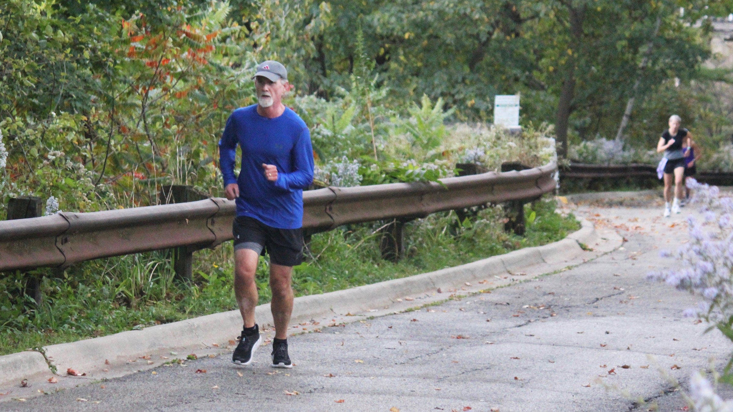 up and over Lake Bluff Hill