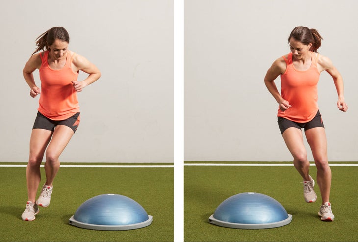 Latteral hurdle hop