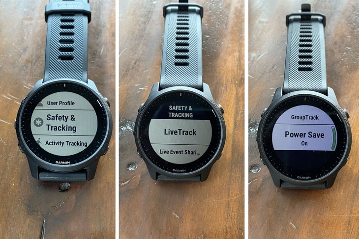 Forerunner with different screens