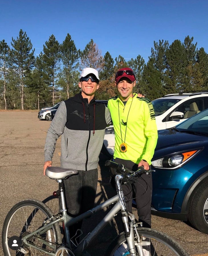 Parker Stinson and Dathan Ritzenhein