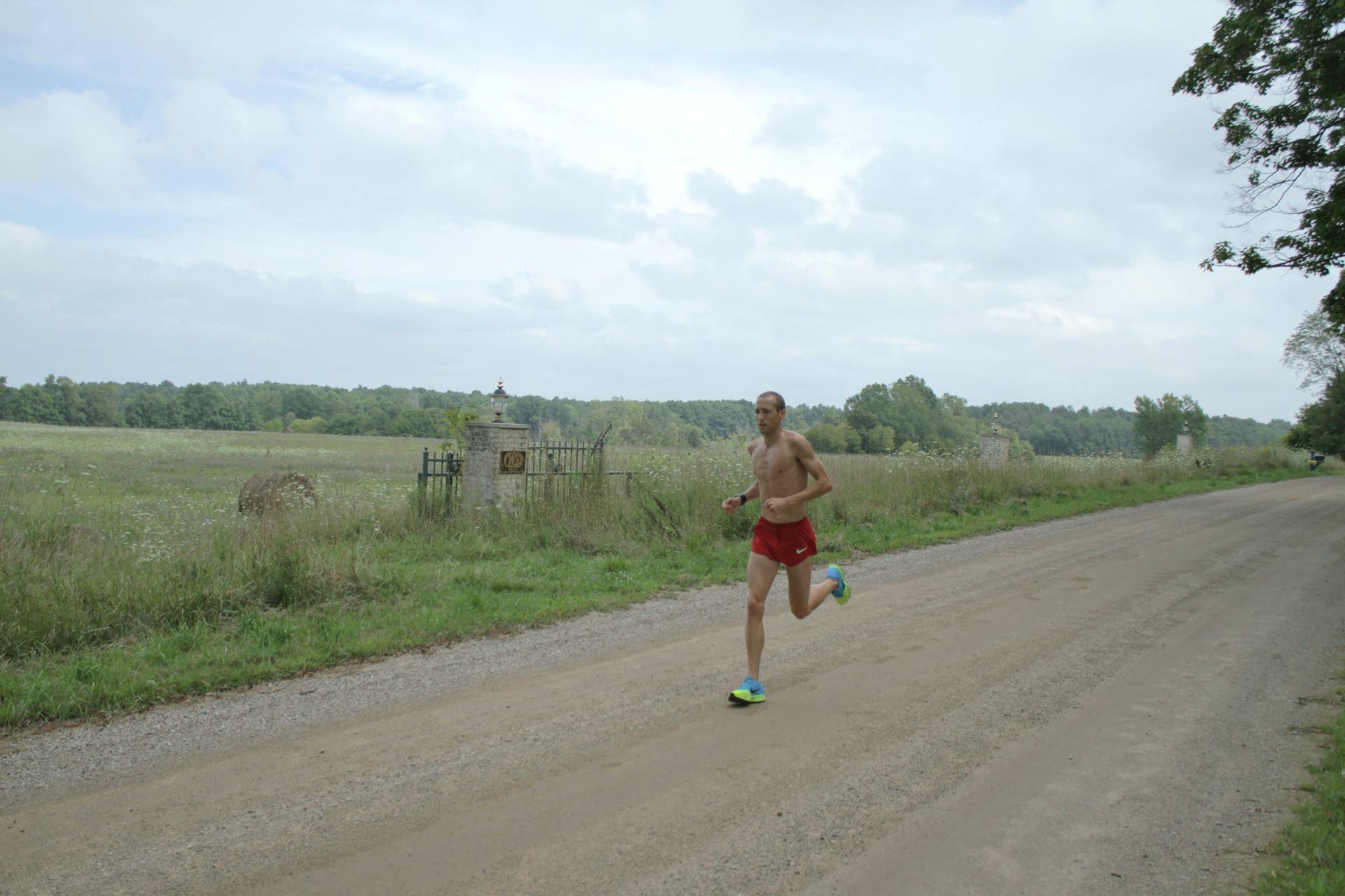 Dathan Ritzenhein training long in Michigan
