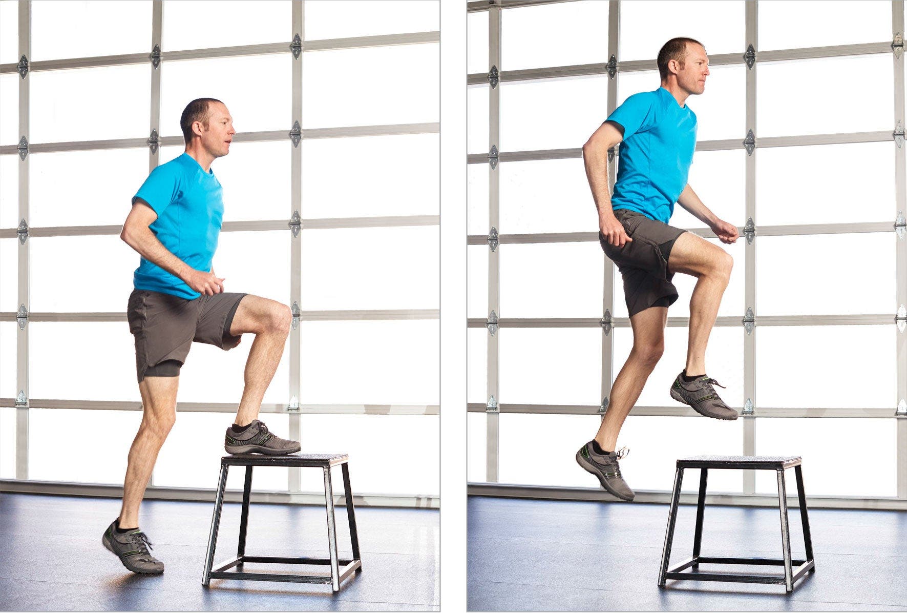Split Box Jump