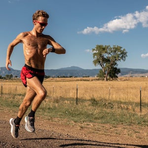 Parker Stinson training in Boulder, Colorado