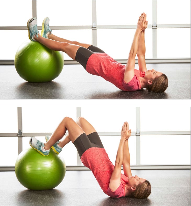 Swiss Ball Curls