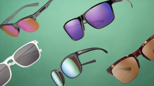 Collection of trail running sunglasses