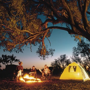 Try camping and trail running together