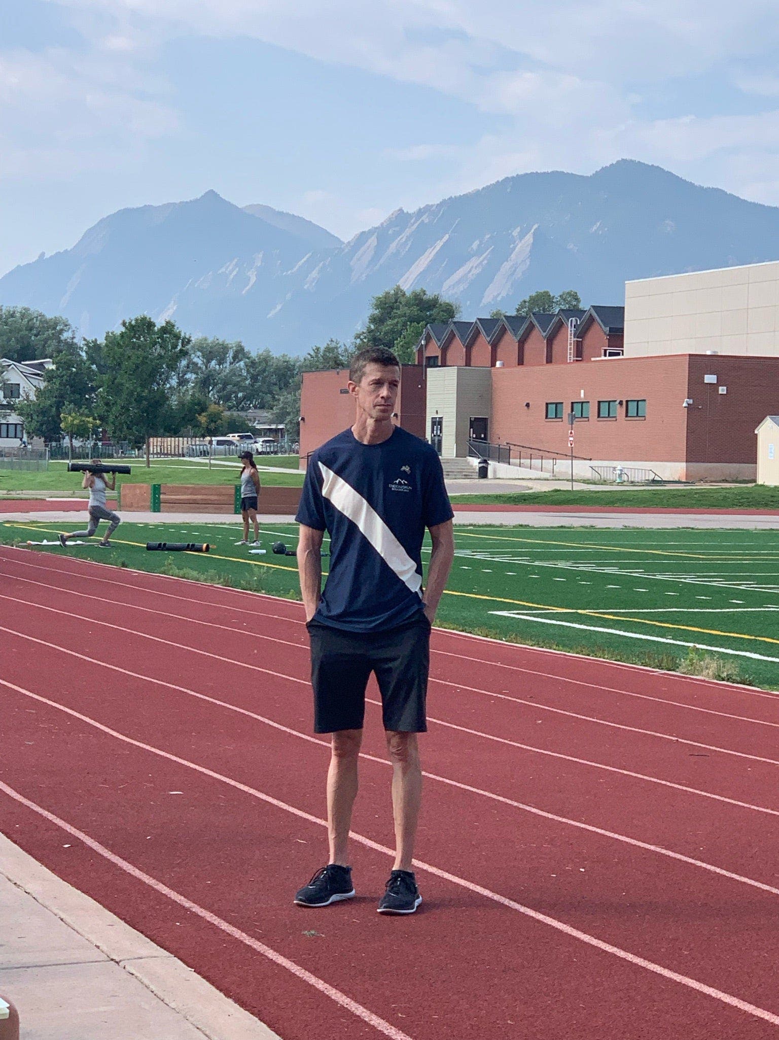 Matt Fitzgerald The author, watching others run.