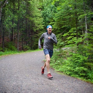Gary Allen training by feel in Acadia