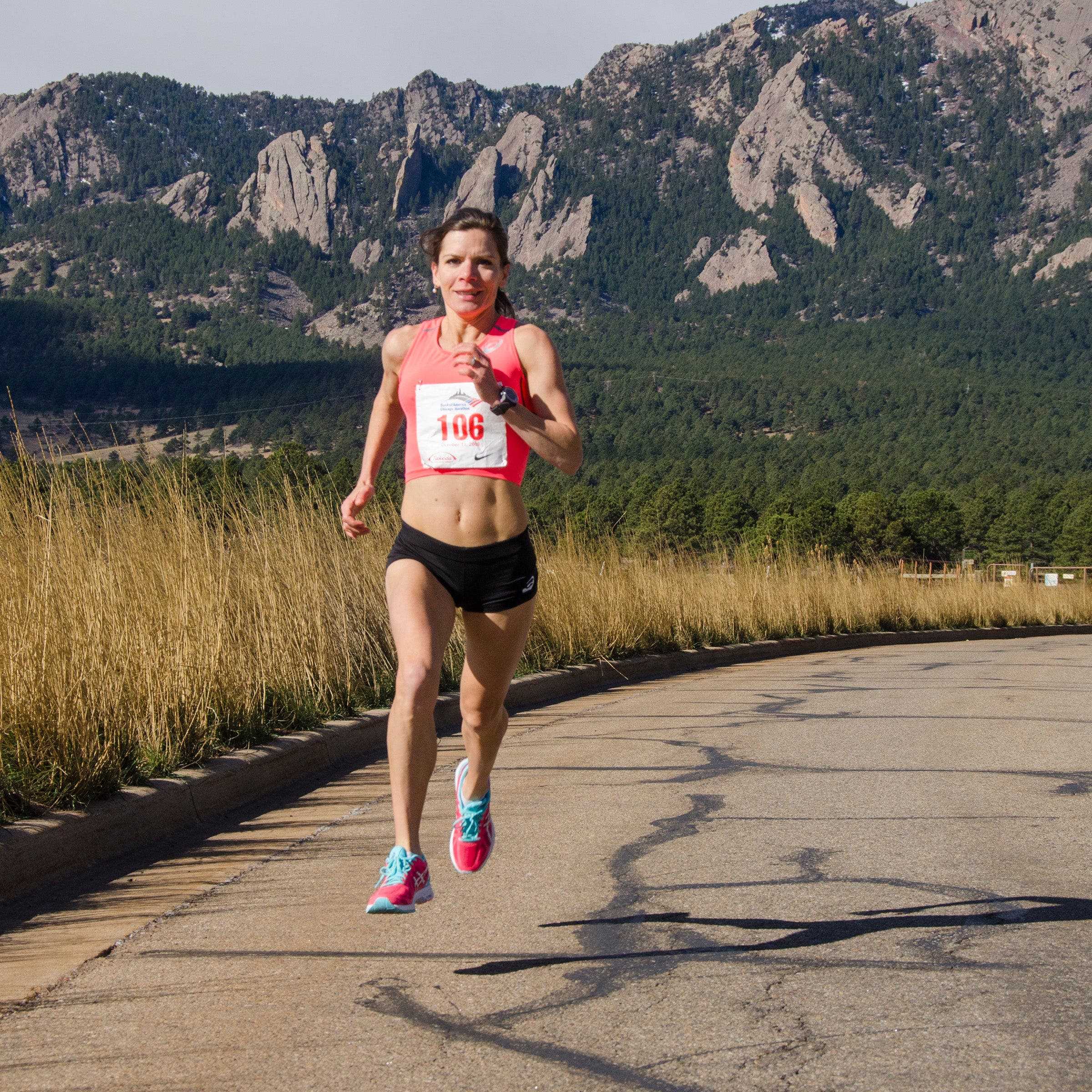 enjoying a virtual race