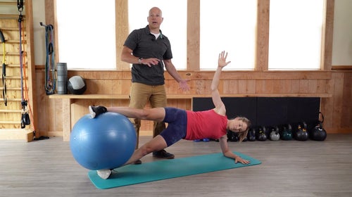 Advanced core workout instruction