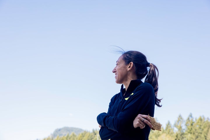 Des Linden reflects after 50K