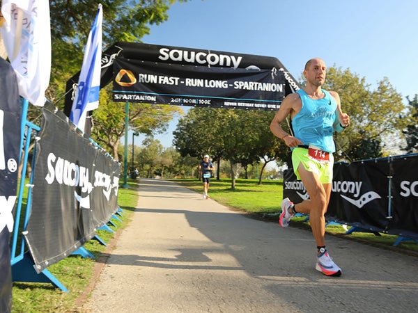 Aleksandr Sorokin at the Spartanion 12-hour race in Tel Aviv, Israel