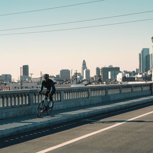 Andrew Jackson cycling in Los Angeles