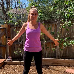 arm swing warm up for shoulders