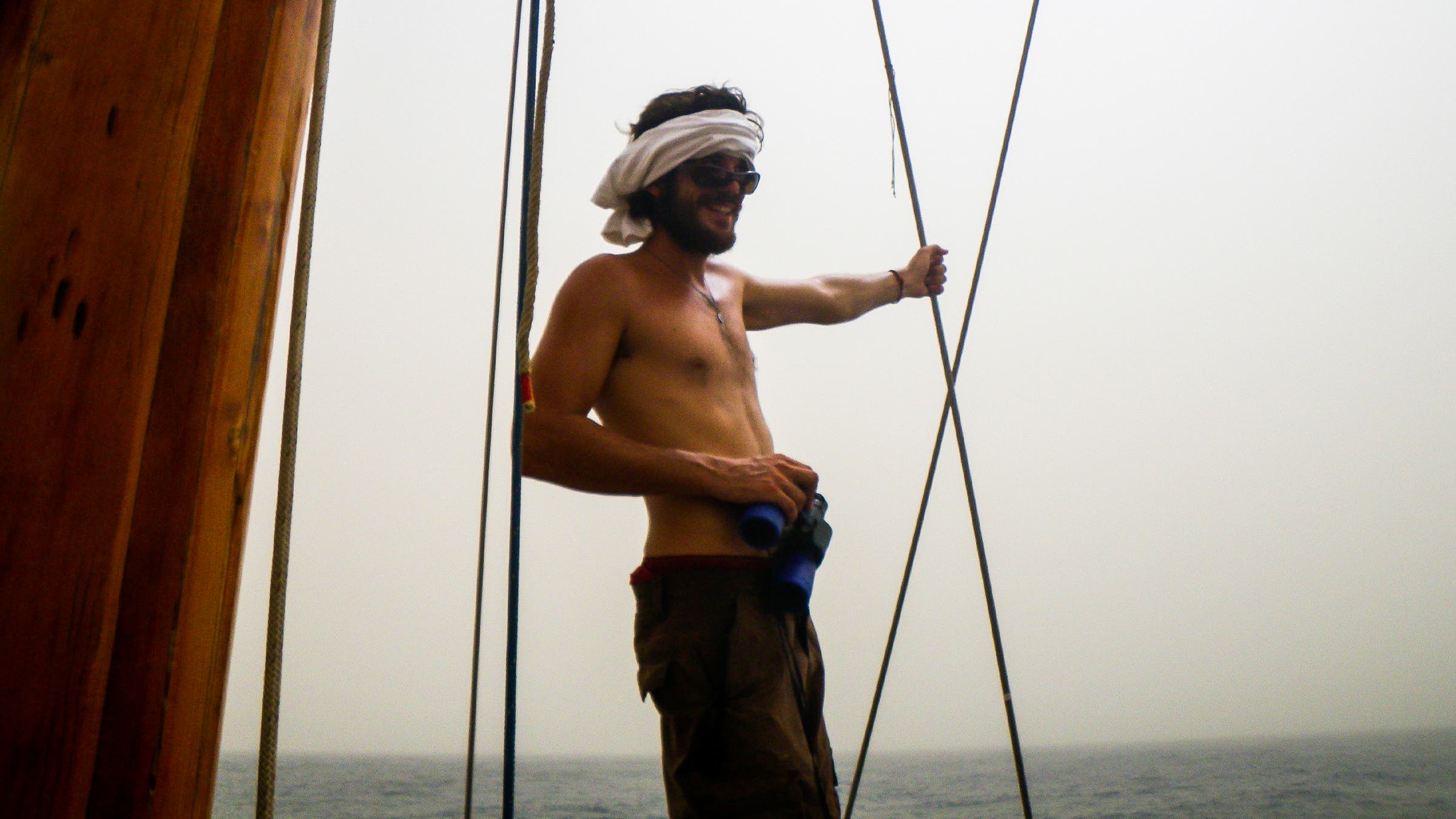 The author in the Red Sea, July 2010